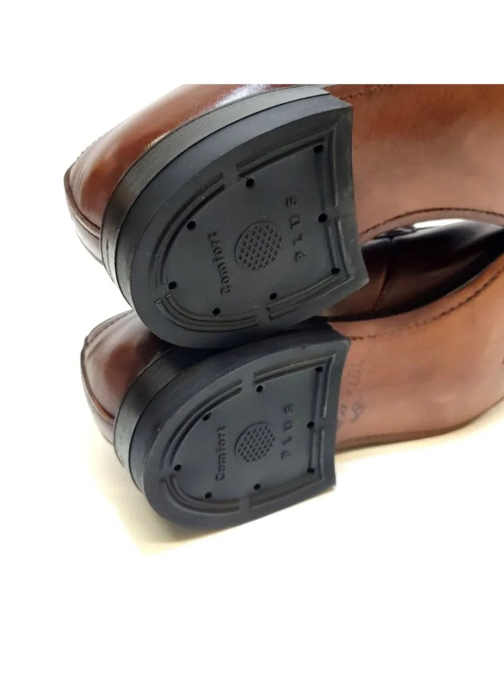 Stafford Comfort Plus All Leather Horsebit Loafers Leather Outsole Men 7 D/B VTG
